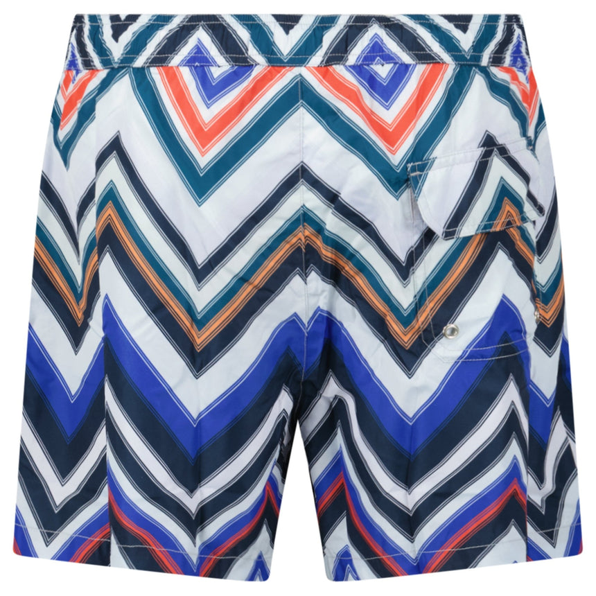 Missoni Zig Zag Swim Shorts Multi Red And Blue - Boinclo - Outlet Sale Under Retail