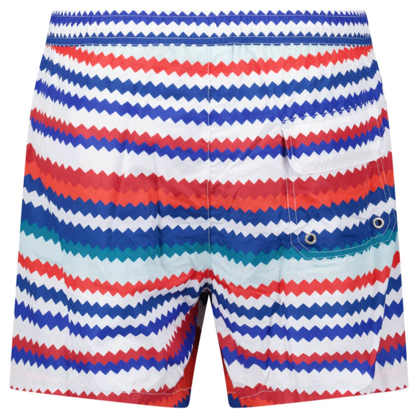 Missoni Zig Zag Swim Shorts Multi Red - Boinclo - Outlet Sale Under Retail
