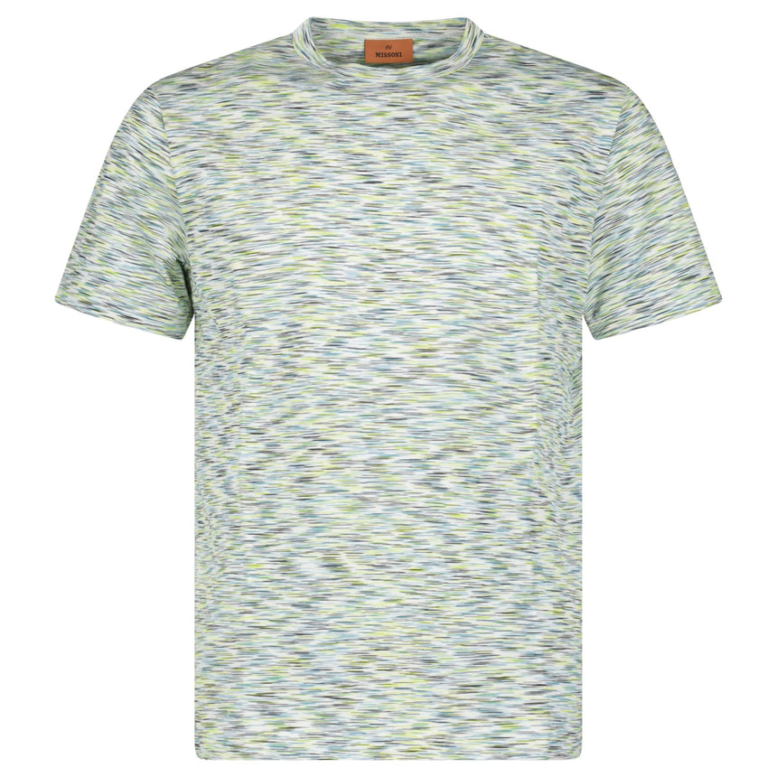 Missoni Space Dye Short Sleeve T-Shirt Lime - Boinclo - Outlet Sale Under Retail