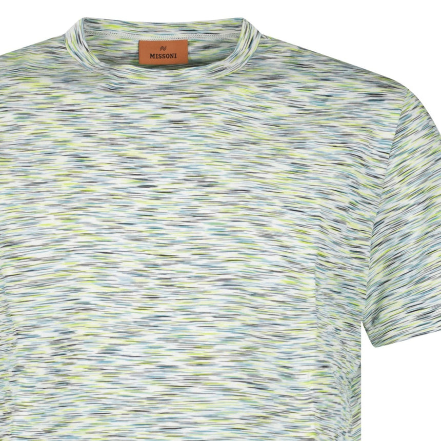 Missoni Space Dye Short Sleeve T-Shirt Lime - Boinclo - Outlet Sale Under Retail