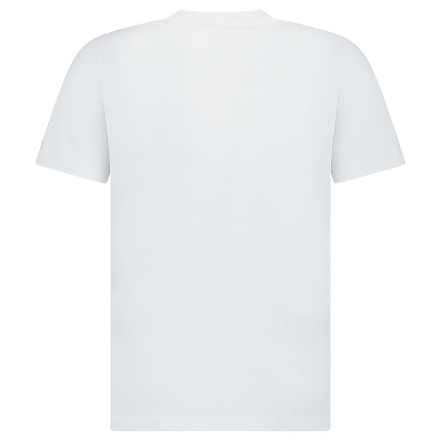 Moncler Embroidery T-Shirt in White - Boinclo - Outlet Sale Under Retail