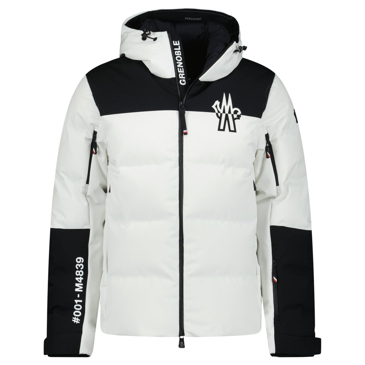 Moncler Grenoble 'Curtis' Jacket White Black Outlet Sale