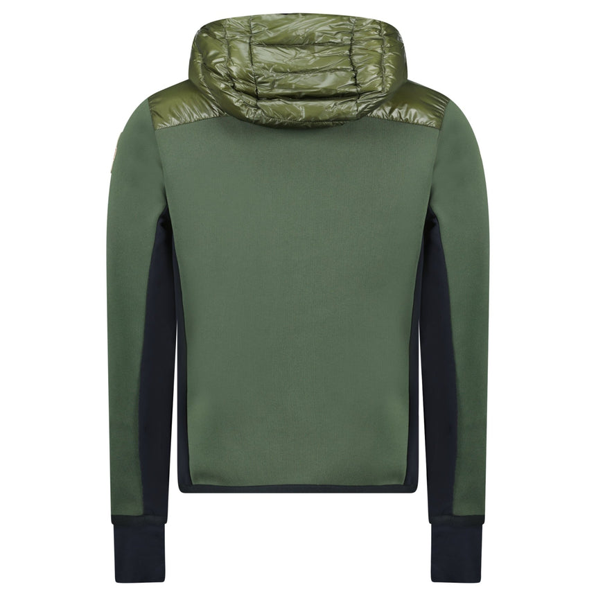 Moncler Grenoble Padded Zip Up Hooded Jacket Green - Boinclo - Outlet Sale Under Retail