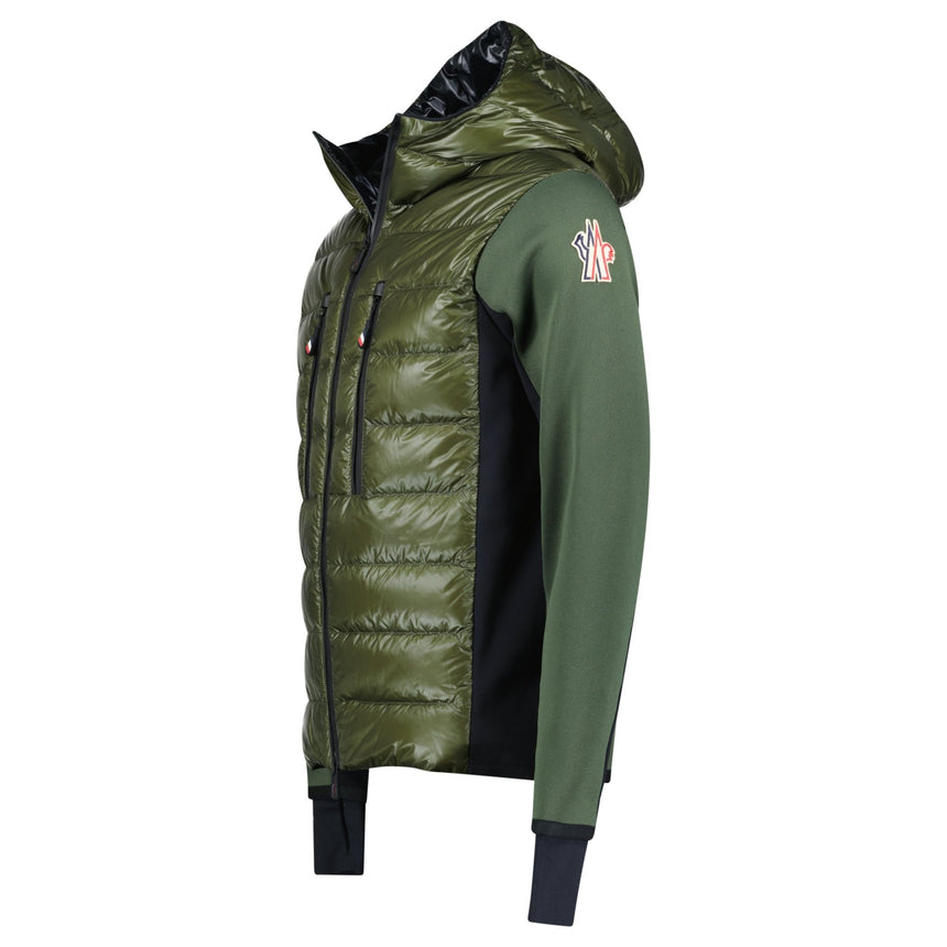 Moncler Grenoble Padded Zip Up Hooded Jacket Green - Boinclo - Outlet Sale Under Retail
