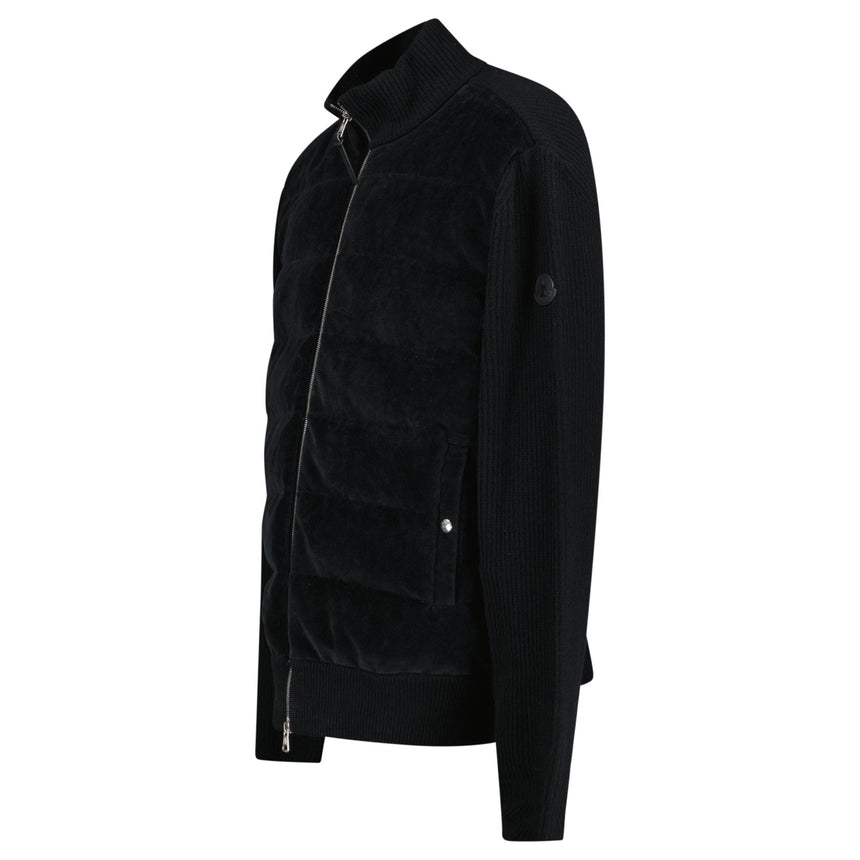 Moncler High - Neck Zip - Up Down Jacket in Black - Boinclo - Outlet Sale Under Retail