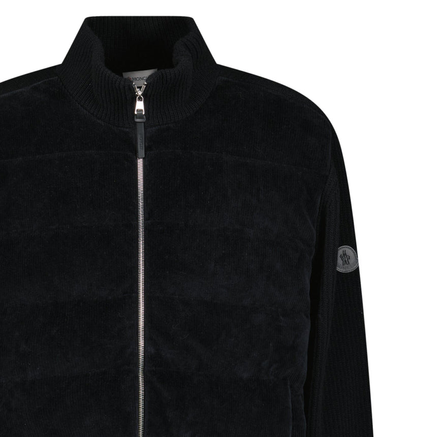 Moncler High - Neck Zip - Up Down Jacket in Black - Boinclo - Outlet Sale Under Retail