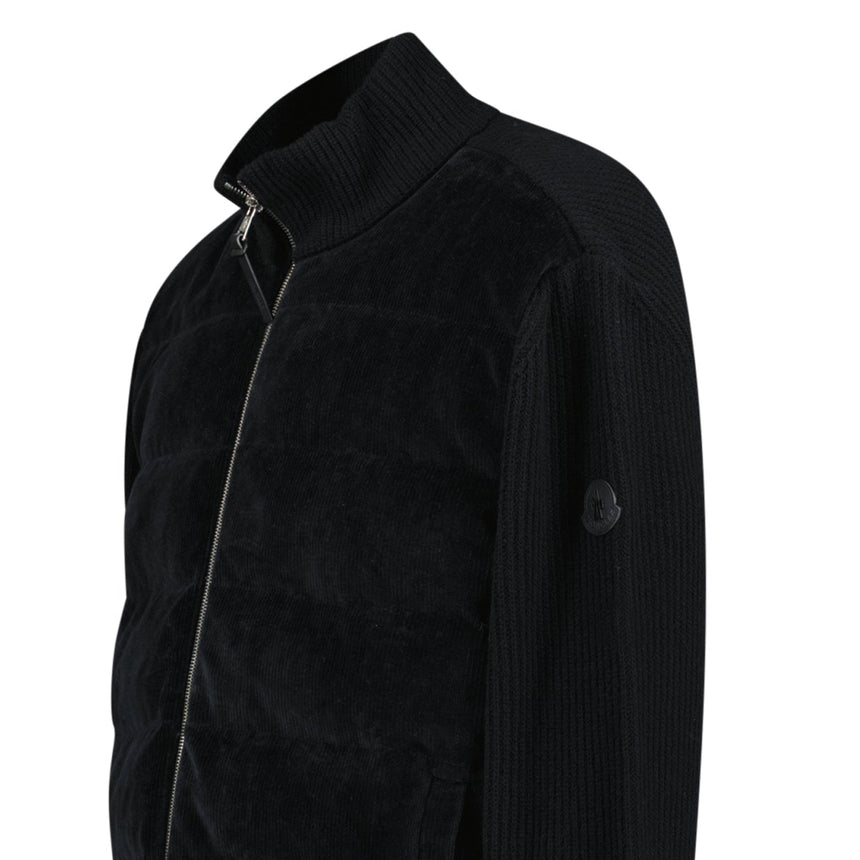 Moncler High - Neck Zip - Up Down Jacket in Black - Boinclo - Outlet Sale Under Retail