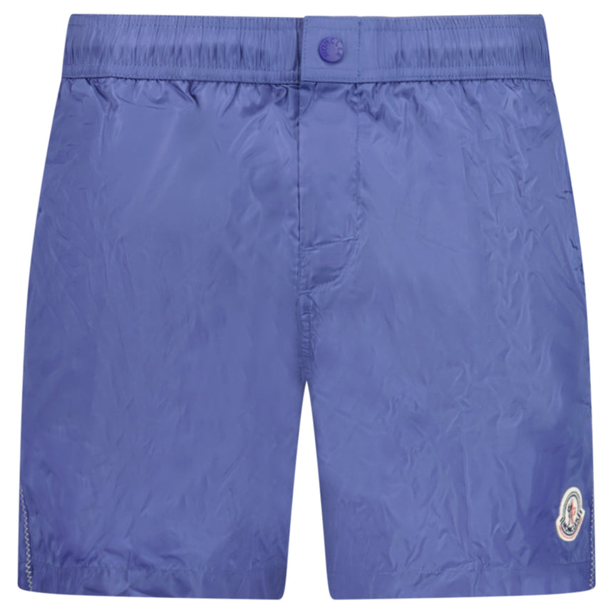Moncler Logo Swim Shorts in Cobalt Blue - Boinclo - Outlet Sale Under Retail