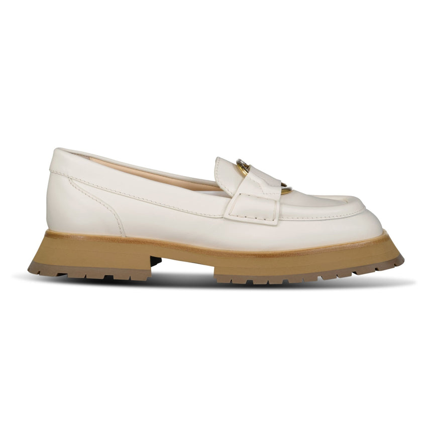 Moncler Bell Loafers White - Boinclo - Outlet Sale Under Retail