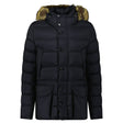 Moncler Clunye Hooded Mid - Length Down Jacket in Black - Boinclo - Outlet Sale Under Retail