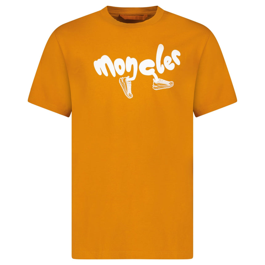Moncler Trainer Print T-Shirt in Orange - Boinclo - Outlet Sale Under Retail