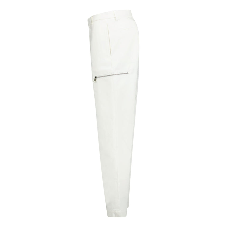 Moncler Zip Trousers White - Boinclo - Outlet Sale Under Retail