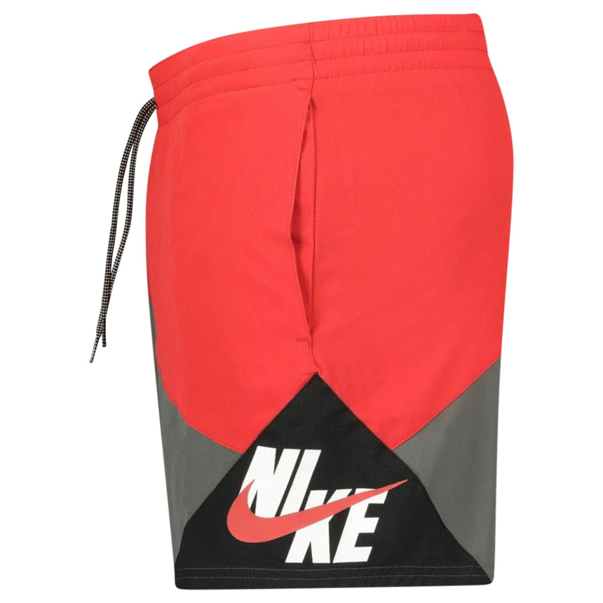 Nike Panelled Swim Shorts Red & Grey - Boinclo ltd - Outlet Sale Under Retail