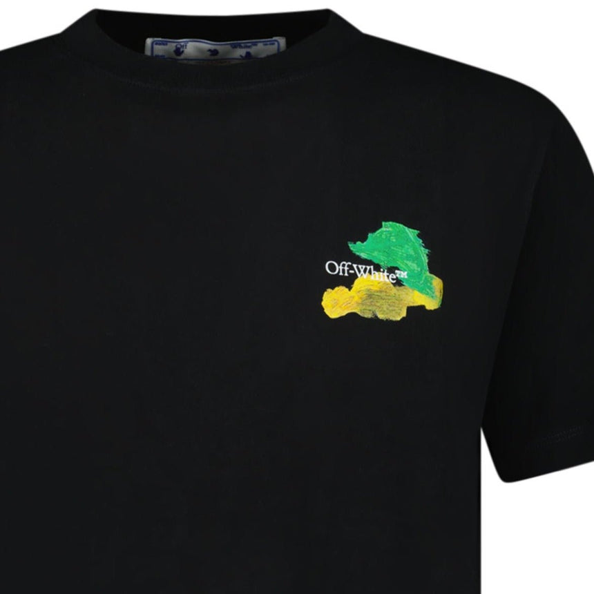 OFF-WHITE Brush Air Slim T-shirt Black - Boinclo ltd - Outlet Sale Under Retail