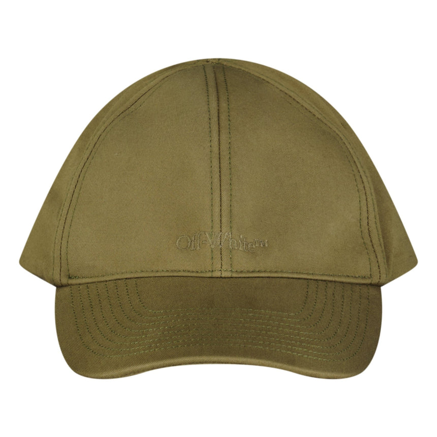 Off-White Embroidery Logo Cap Khaki - Boinclo ltd - Outlet Sale Under Retail