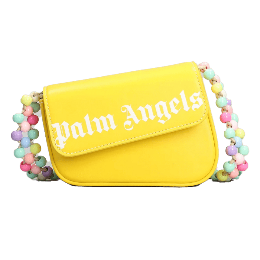 Palm Angels Bead Strap Shoulder Bag Yellow - Boinclo - Outlet Sale Under Retail