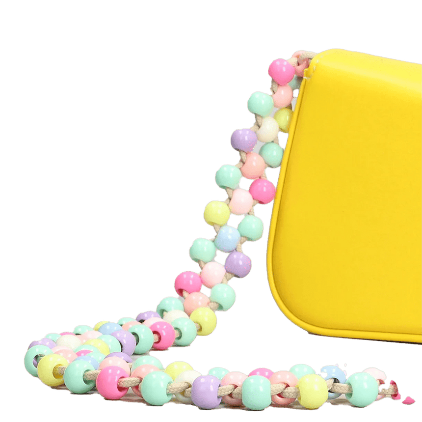 Palm Angels Bead Strap Shoulder Bag Yellow - Boinclo - Outlet Sale Under Retail
