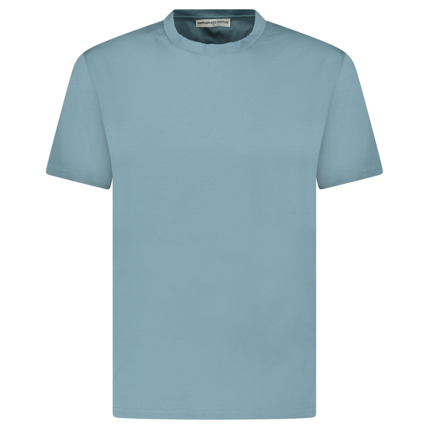 Plain Label Mercerized Cotton T-Shirt Teal - Boinclo - Outlet Sale Under Retail