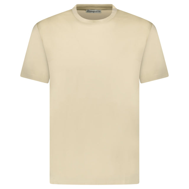 Plain Label Mercerized Cotton T-Shirt Yellow - Boinclo - Outlet Sale Under Retail