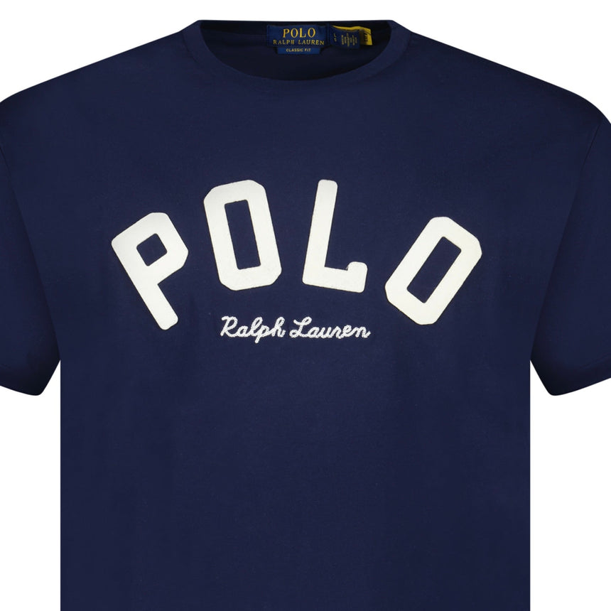 Polo Ralph Lauren College Logo Cruise T-Shirt Navy - Boinclo - Outlet Sale Under Retail