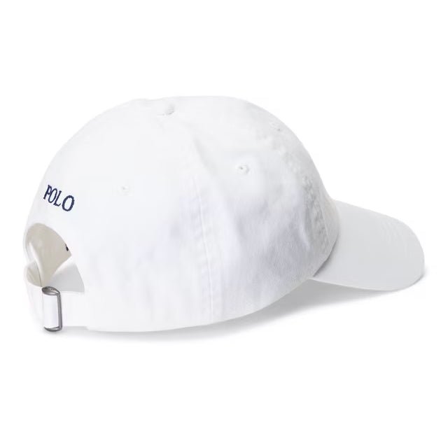 Polo Ralph Lauren Cotton Chino Baseball Cap in White - Boinclo - Outlet Sale Under Retail