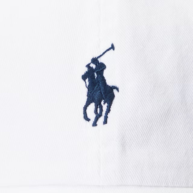 Polo Ralph Lauren Cotton Chino Baseball Cap in White - Boinclo - Outlet Sale Under Retail