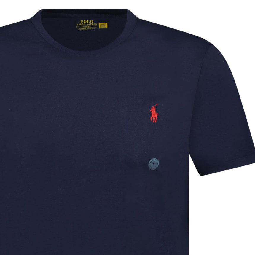 Polo Ralph Lauren Custom Slim Fit T-Shirt in Navy - Boinclo - Outlet Sale Under Retail