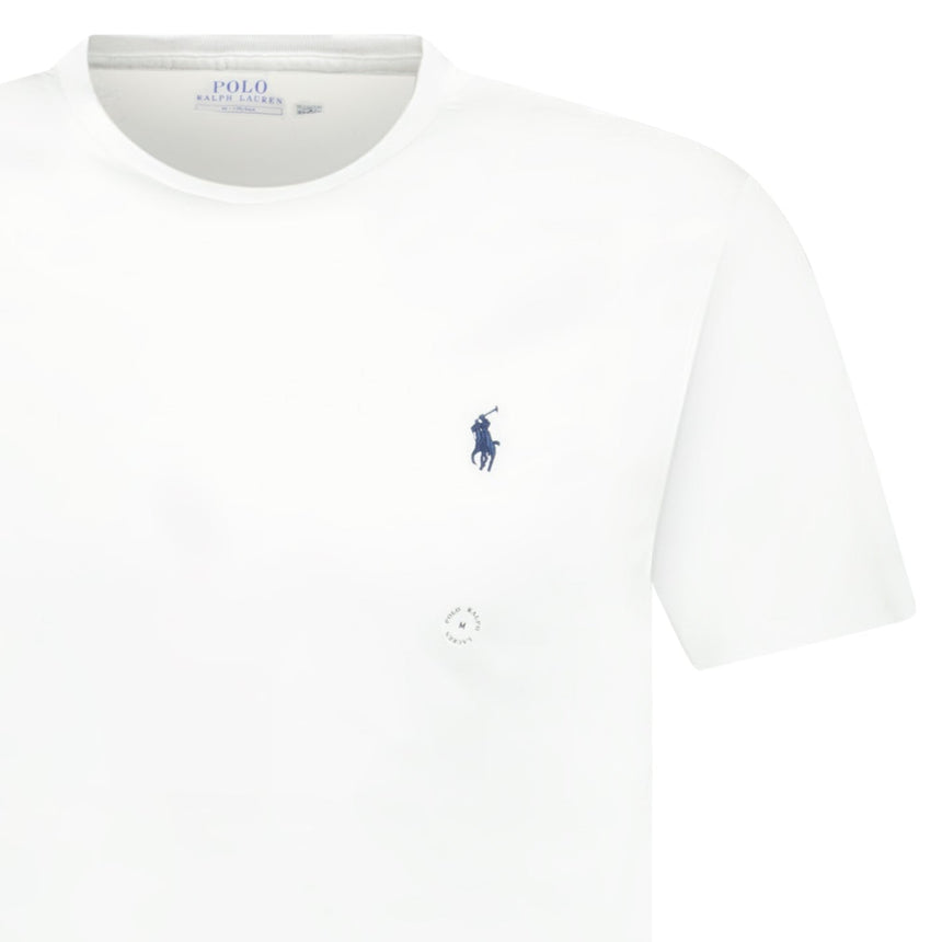 Polo Ralph Lauren Custom Slim Fit T-Shirt in White - Boinclo - Outlet Sale Under Retail