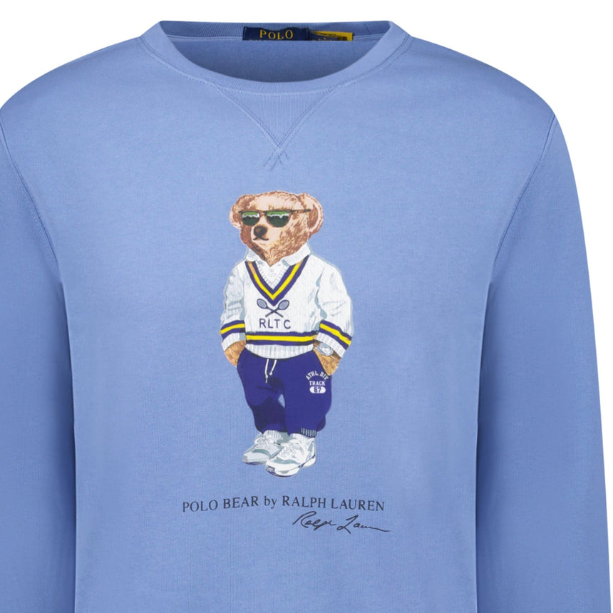 Polo Ralph Lauren Bear Crew Sweatshirt in Blue - Boinclo - Outlet Sale Under Retail
