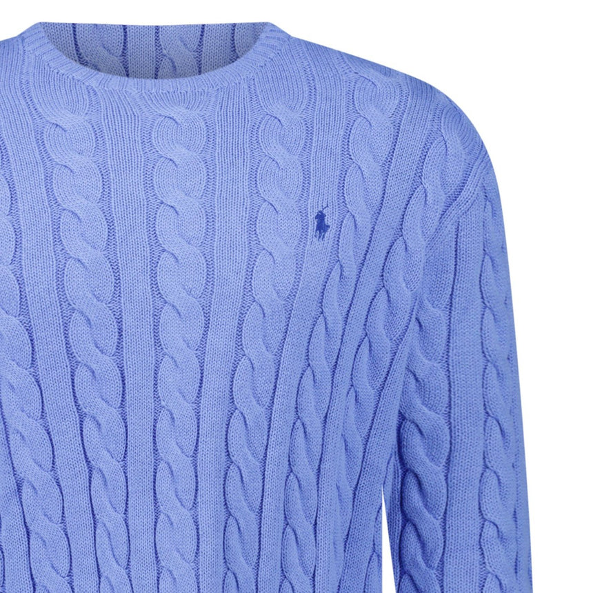 Polo Ralph Lauren Cable Knit Sweater in Blue - Boinclo - Outlet Sale Under Retail