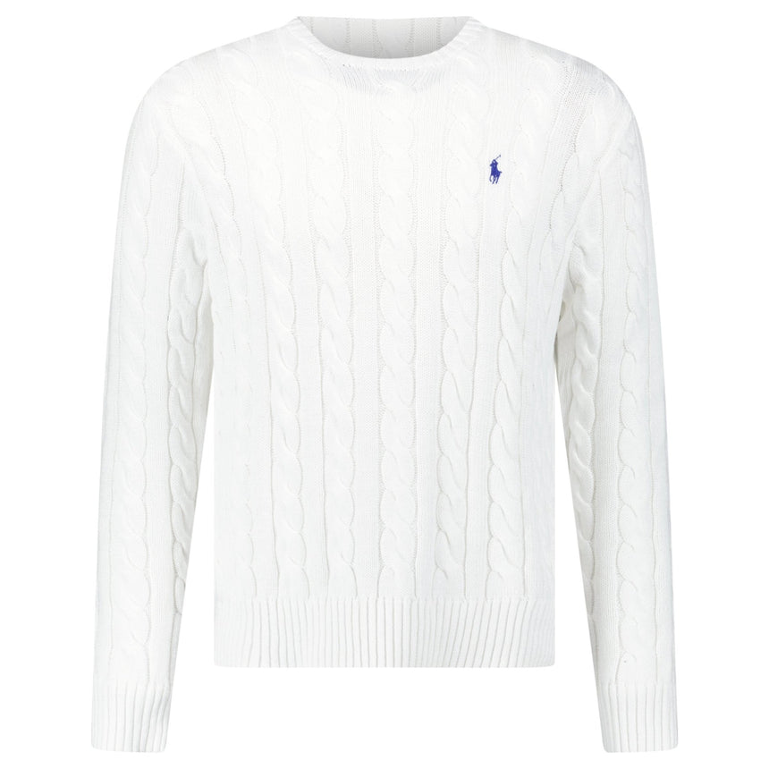 Polo Ralph Lauren Cable Knit Sweater in White - Boinclo - Outlet Sale Under Retail