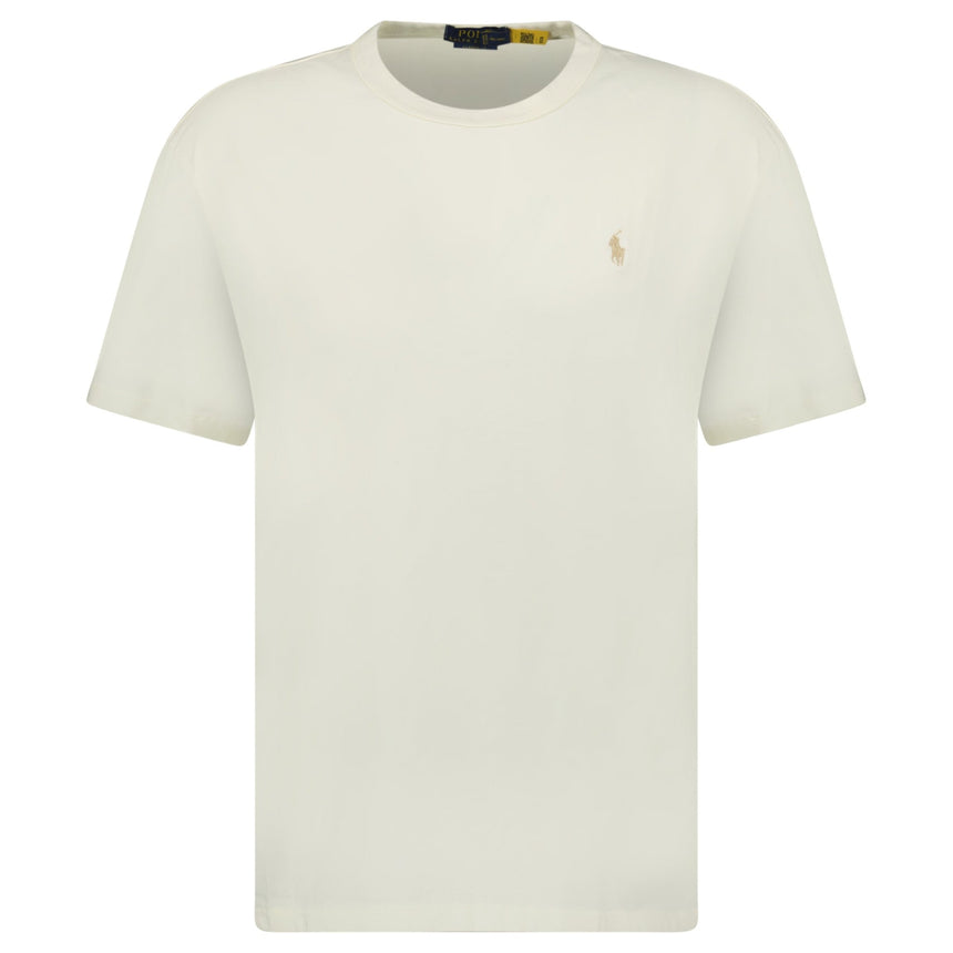 Polo Ralph Lauren Classic Fit T-Shirt in Clubhouse Cream - Boinclo - Outlet Sale Under Retail