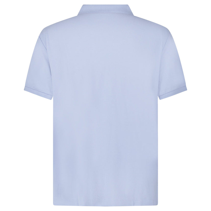 Polo Ralph Lauren Cotton Mesh Custom Slim Fit Polo Shirt in Light Blue - Boinclo - Outlet Sale Under Retail