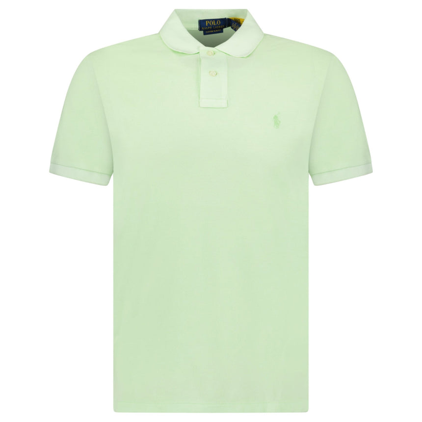 Polo Ralph Lauren Custom Slim Fit Mesh Polo Shirt in Leaf - Boinclo - Outlet Sale Under Retail