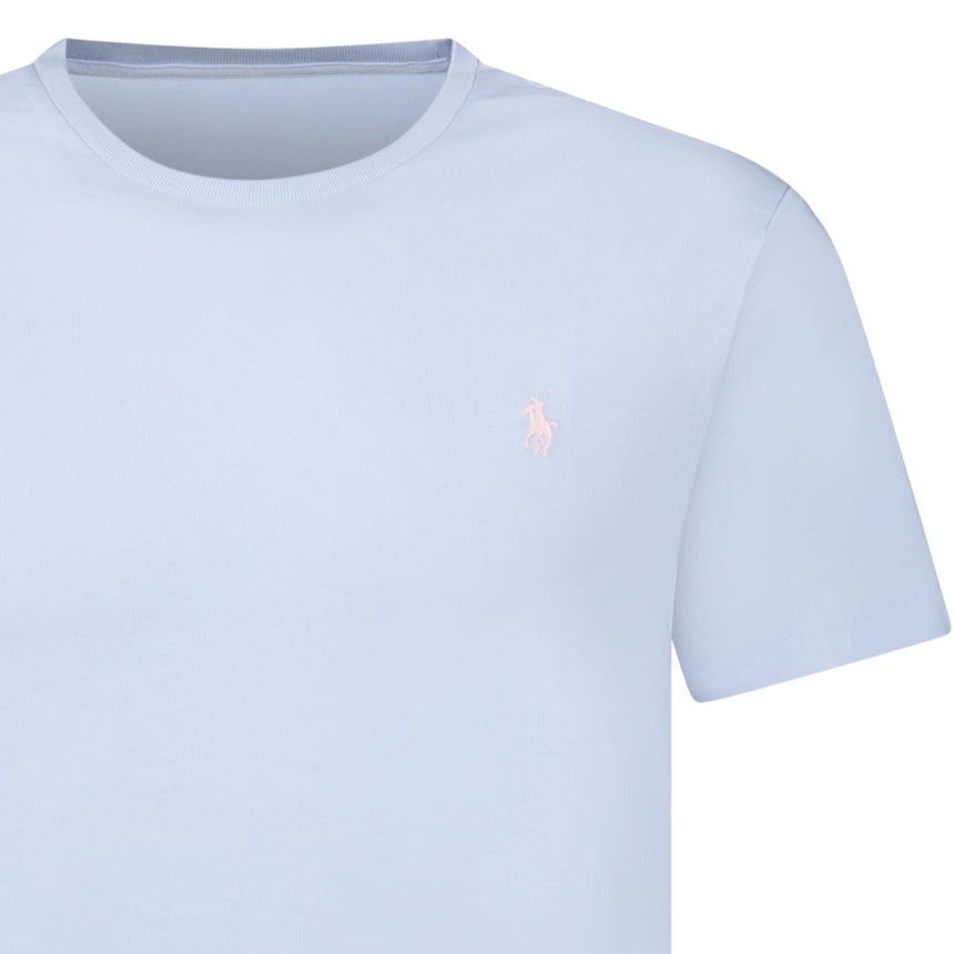 Polo Ralph Lauren Custom Slim Fit T-Shirt in Light Blue - Boinclo - Outlet Sale Under Retail
