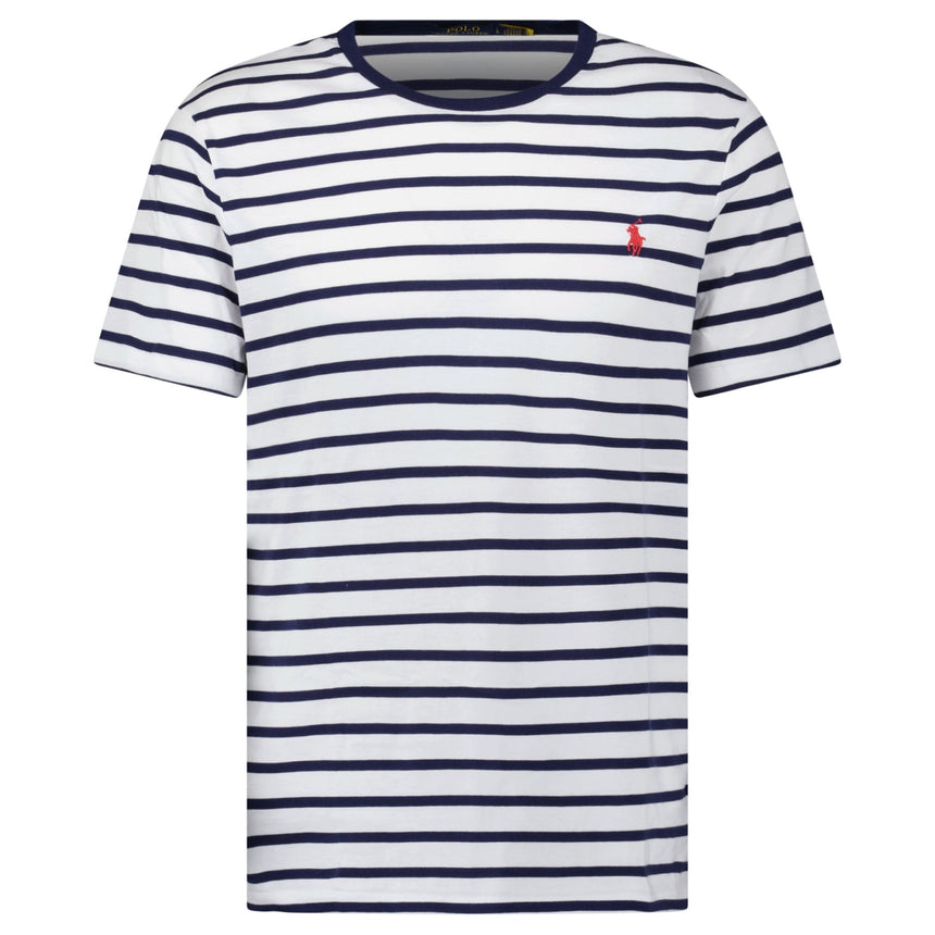 Polo Ralph Lauren Custom Slim Fit T-Shirt in Navy/White - Boinclo - Outlet Sale Under Retail