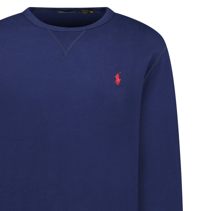 Polo Ralph Lauren Fleece Crew Sweatshirt in Navy - Boinclo - Outlet Sale Under Retail