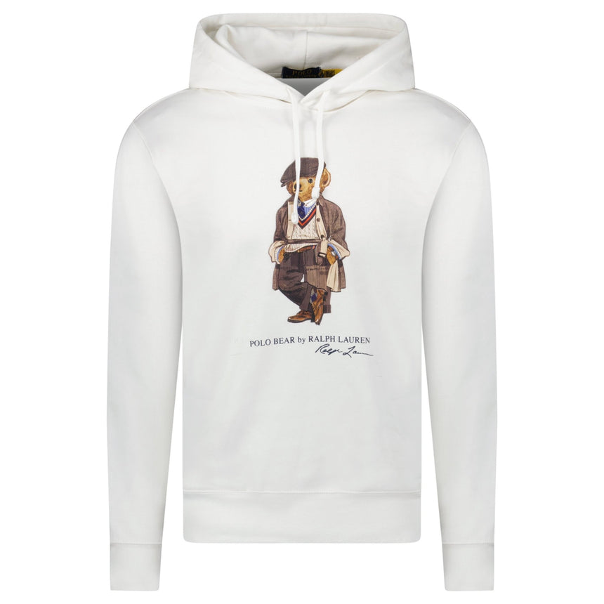 Polo Ralph Lauren Polo Bear Fleece Hoodie in White - Boinclo - Outlet Sale Under Retail