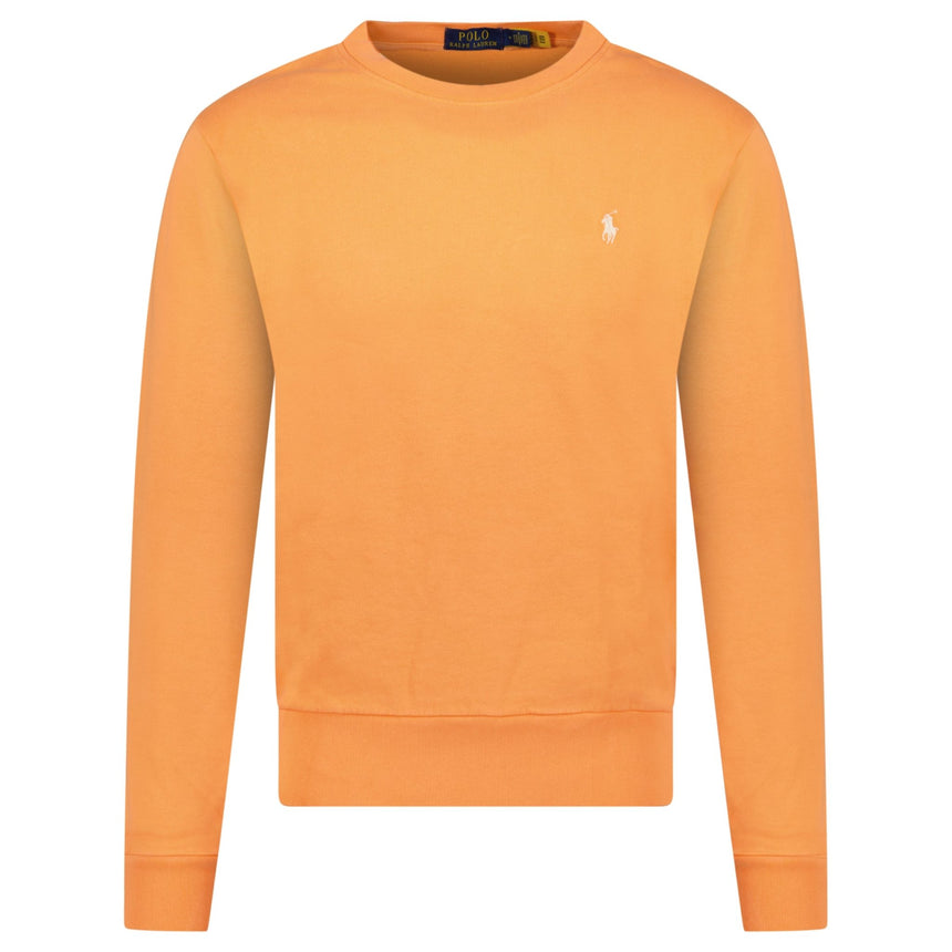Ralph Lauren Long Sleeve Sweatshirt in Classic Peach - Boinclo - Outlet Sale Under Retail