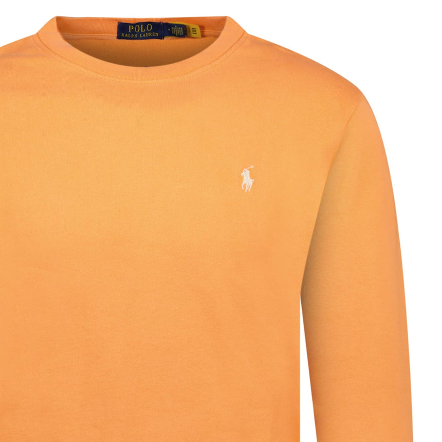 Ralph Lauren Long Sleeve Sweatshirt in Classic Peach - Boinclo - Outlet Sale Under Retail