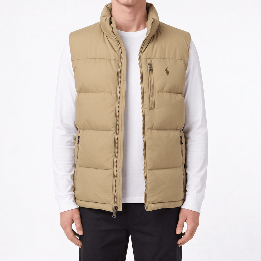 Polo Ralph Lauren The Gorham Down Gilet in Beige - Boinclo - Outlet Sale Under Retail