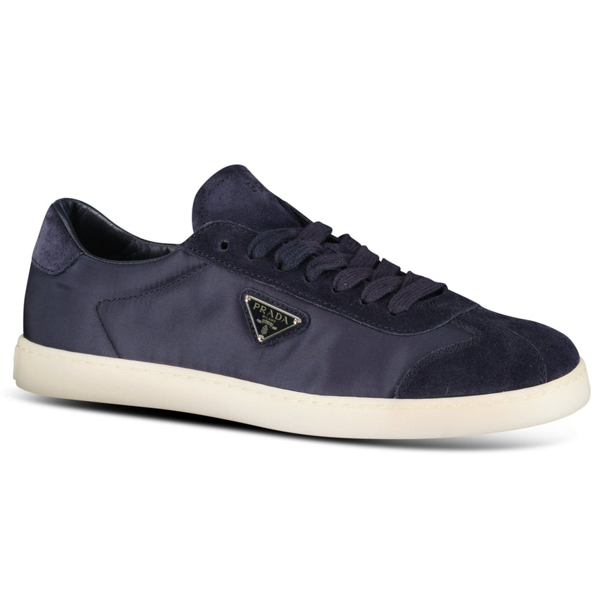 Prada Lane Toe Suede Sneakers in Navy - Boinclo - Outlet Sale Under Retail