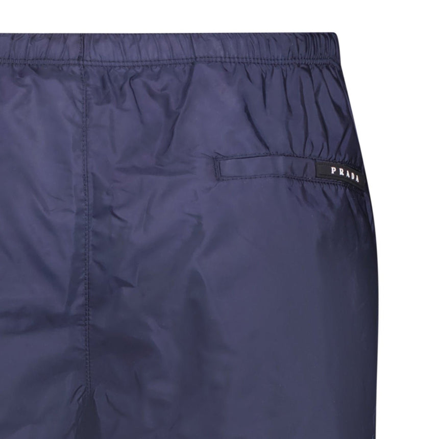 Prada Black Rubber Logo Swim Shorts Navy - Boinclo - Outlet Sale Under Retail
