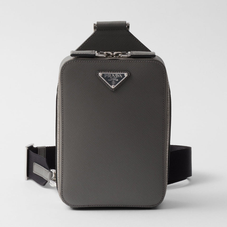 Prada Brique Cross - Body Bag in Marble Grey - Boinclo - Outlet Sale Under Retail