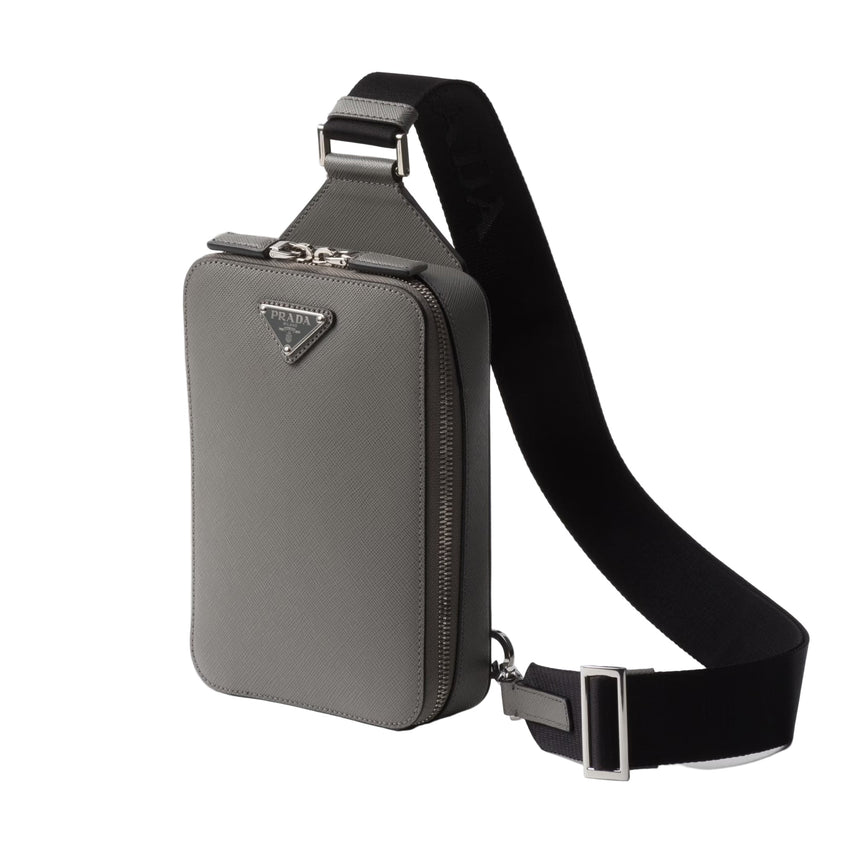 Prada Brique Cross - Body Bag in Marble Grey - Boinclo - Outlet Sale Under Retail