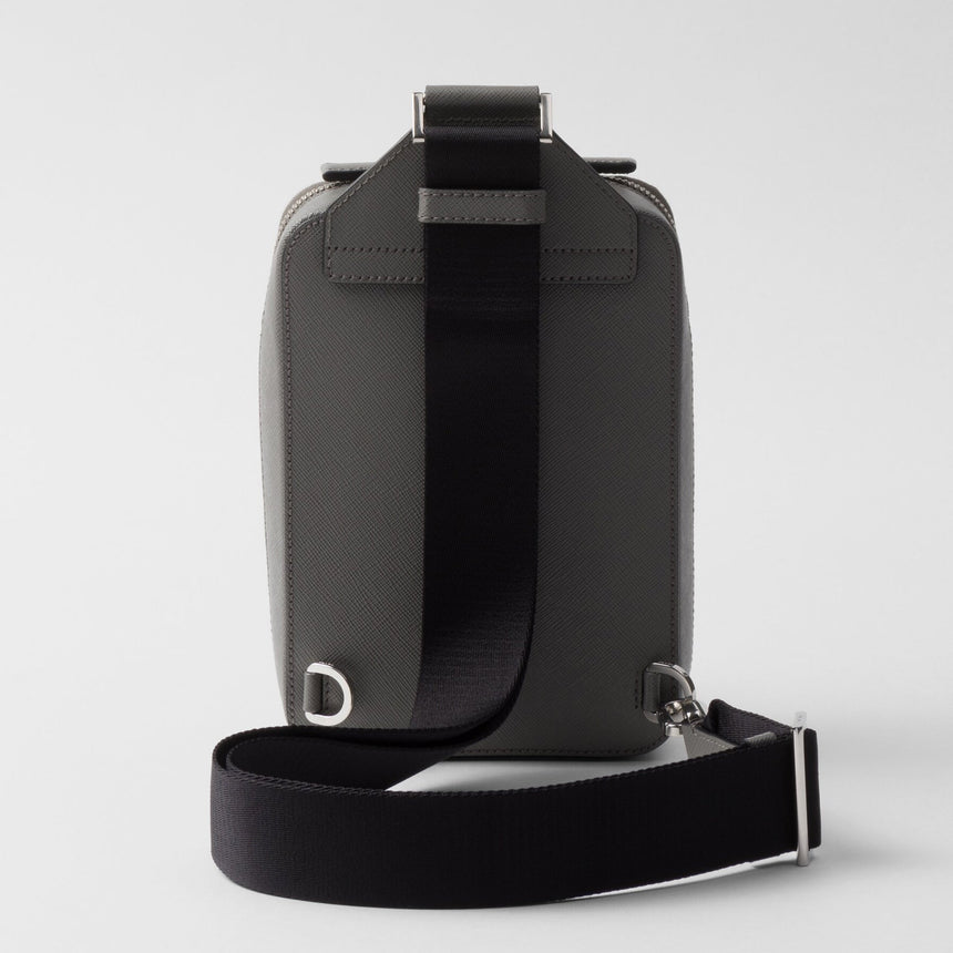 Prada Brique Cross - Body Bag in Marble Grey - Boinclo - Outlet Sale Under Retail