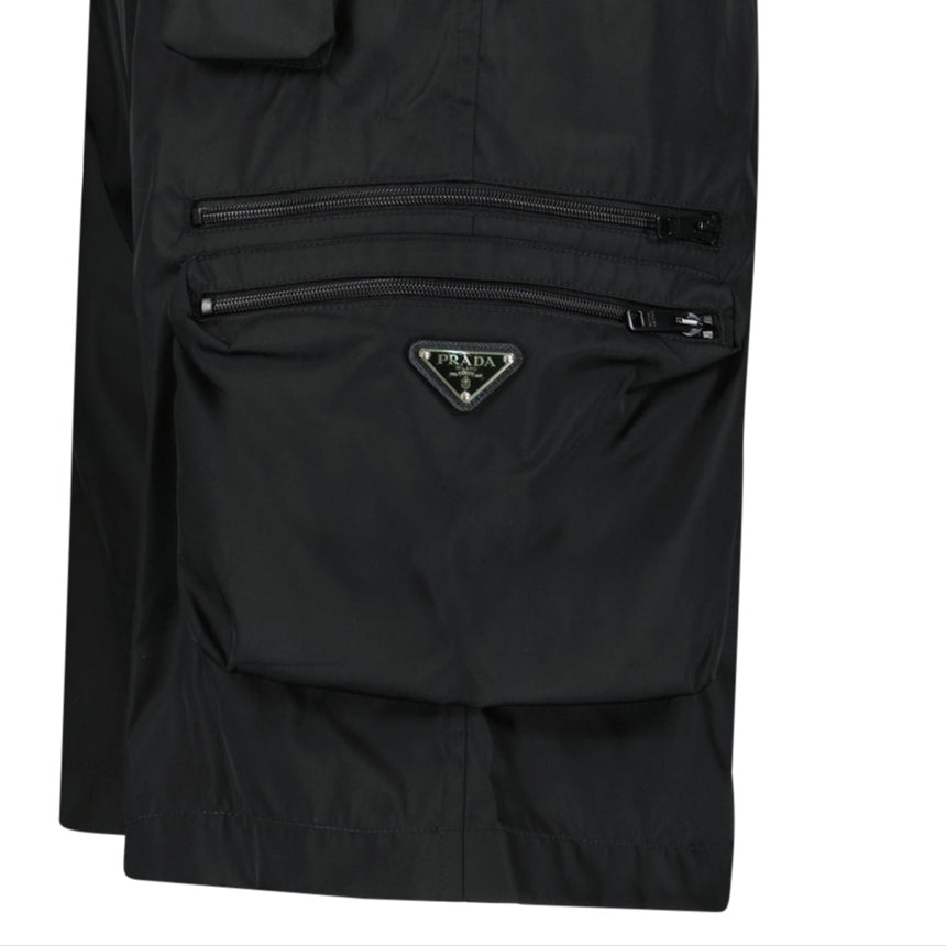 Prada Re - Nylon Cargo Shorts in Black - Boinclo - Outlet Sale Under Retail
