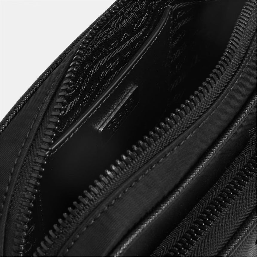 Prada Shoulder Bag in Black Re - Nylon and Saffiano Leather - Boinclo - Outlet Sale Under Retail