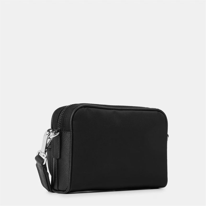 Prada Shoulder Bag in Black Re - Nylon and Saffiano Leather - Boinclo - Outlet Sale Under Retail