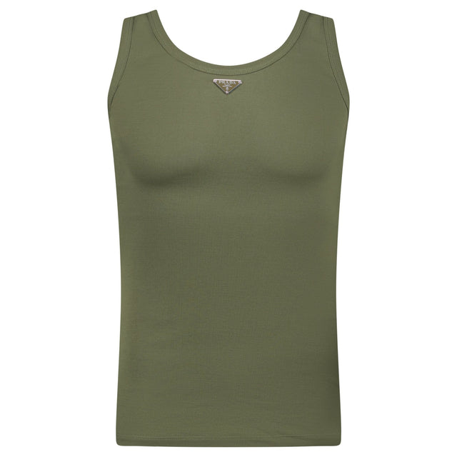 Prada Tank Top in Mimetico - Boinclo - Outlet Sale Under Retail